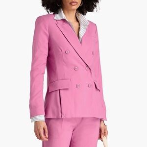 10 Crosby Derek Lam Mauve Double-Breasted Blazer, size 8